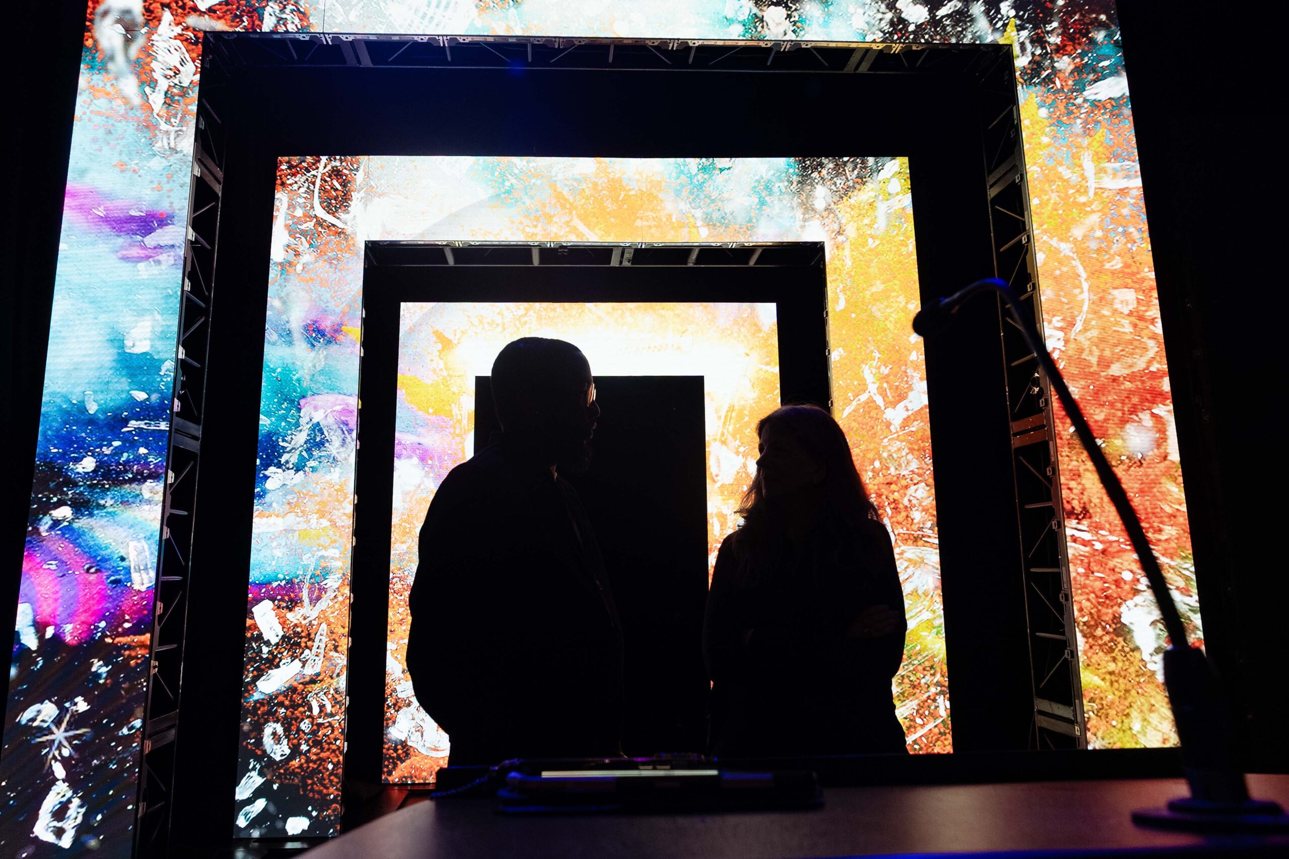 Photo of an event for which we provided event production services