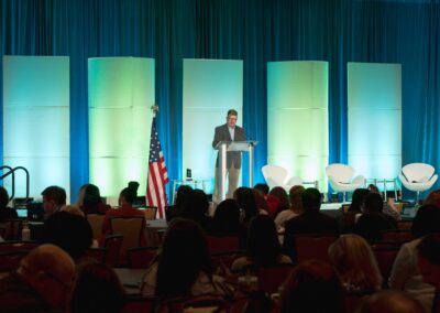Keynote stage production and lighting design for NCSEA Leadership Symposium executive conference