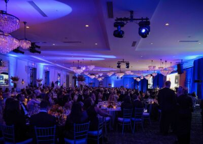 Ballroom lighting design and AV production for Piedmont Healthcare Luminaria gala at Flourish Atlanta
