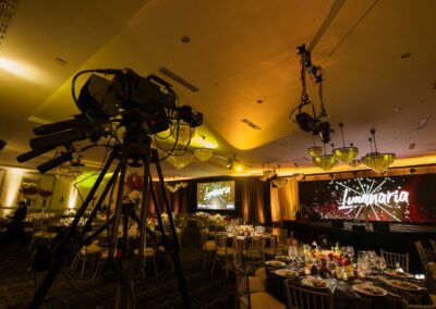 LED video wall, live camera system, and lighting rig for Piedmont Healthcare Luminaria gala in Atlanta