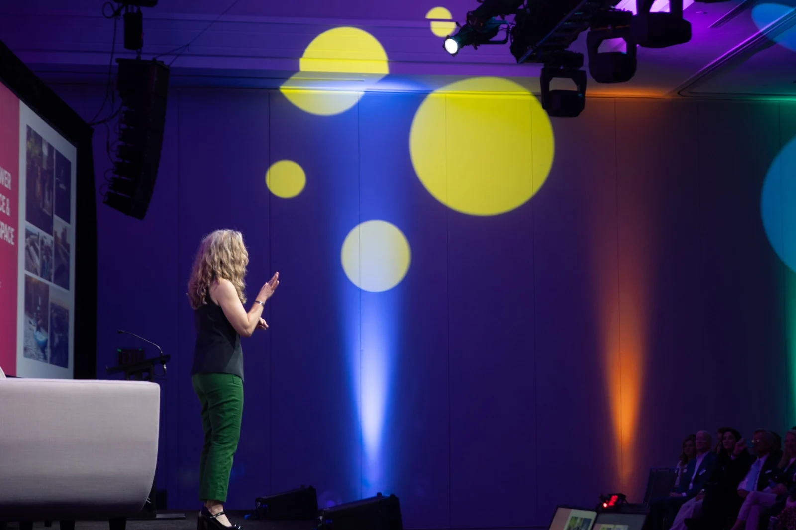 cumberland community meeting stage lighting gobo design atlanta.webp