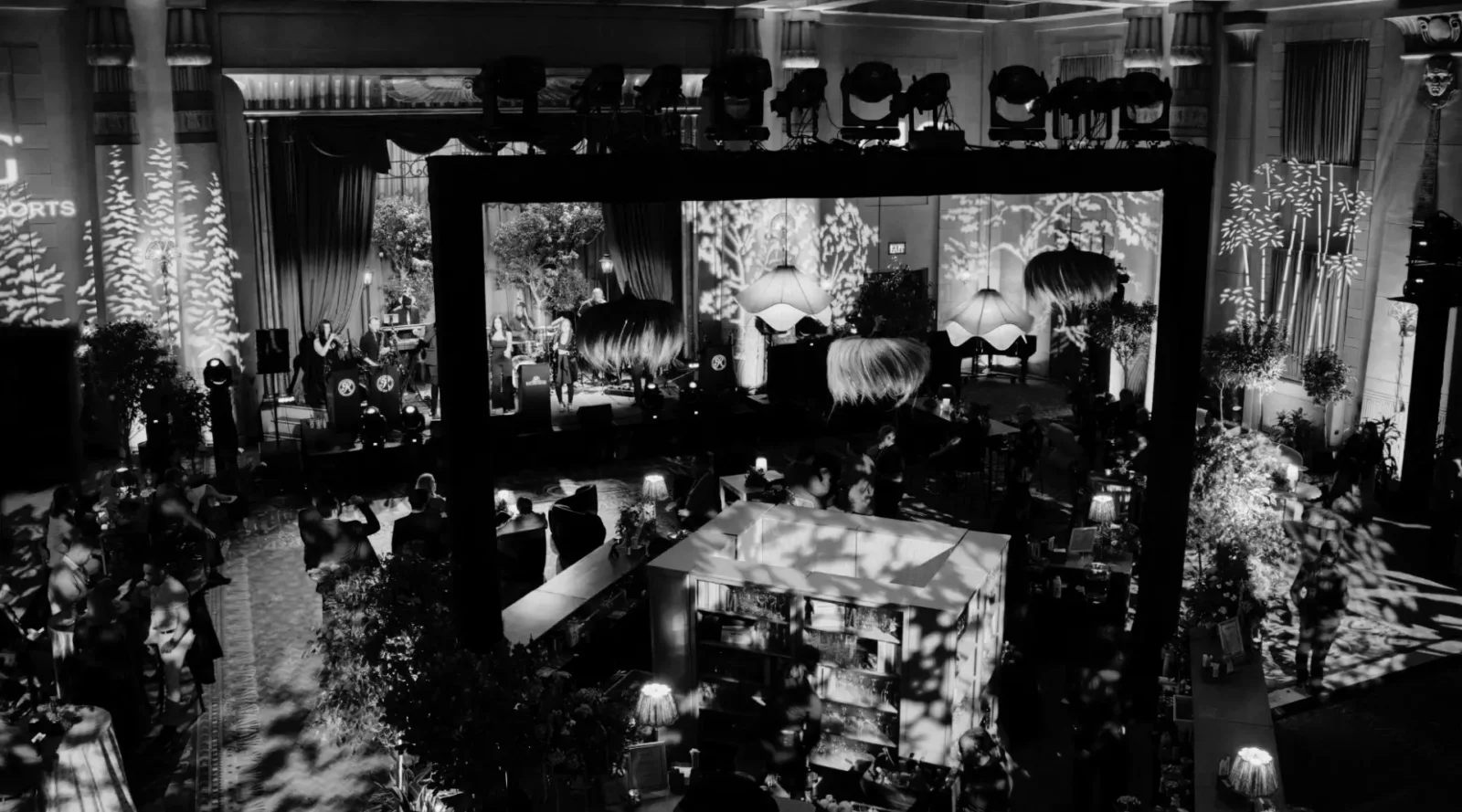 Corporate event production at Fox Theatre Atlanta for IHG featuring lighting design, stage, and guest experience