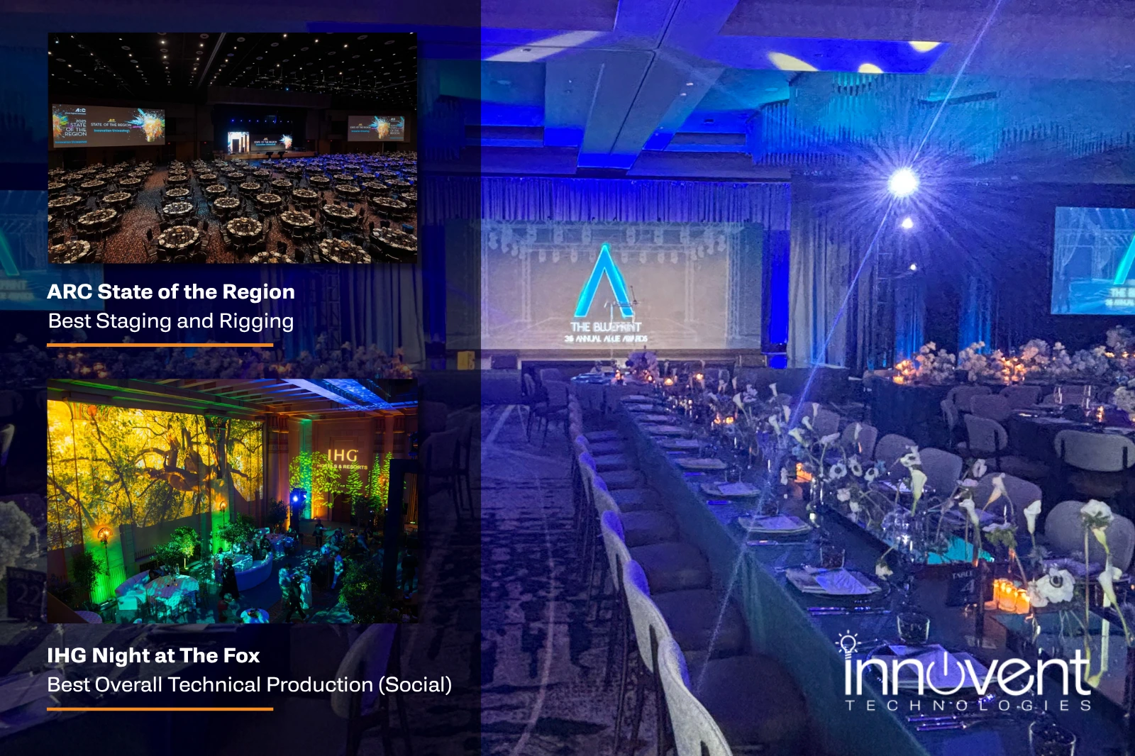 Innovent Technologies recognized at the 2026 Allie Awards for Best Staging and Rigging Design and Best Overall Technical Production in Atlanta